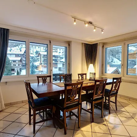 Ferienwohnung L'Attila - Big And Cozy Flat In The Center 7 Beds Zermatt Exterior foto