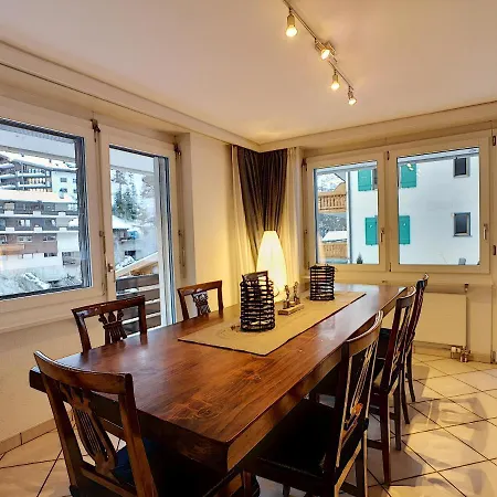 Ferienwohnung L'Attila - Big And Cozy Flat In The Center 7 Beds Zermatt Exterior foto