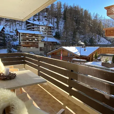 Ferienwohnung L'Attila - Big And Cozy Flat In The Center 7 Beds Zermatt Exterior foto
